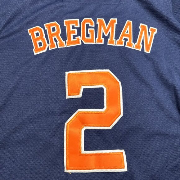 Majestic LSU Alex Bregman Houston Astros Sewn Jersey Youth Medium - Picture 7 of 9